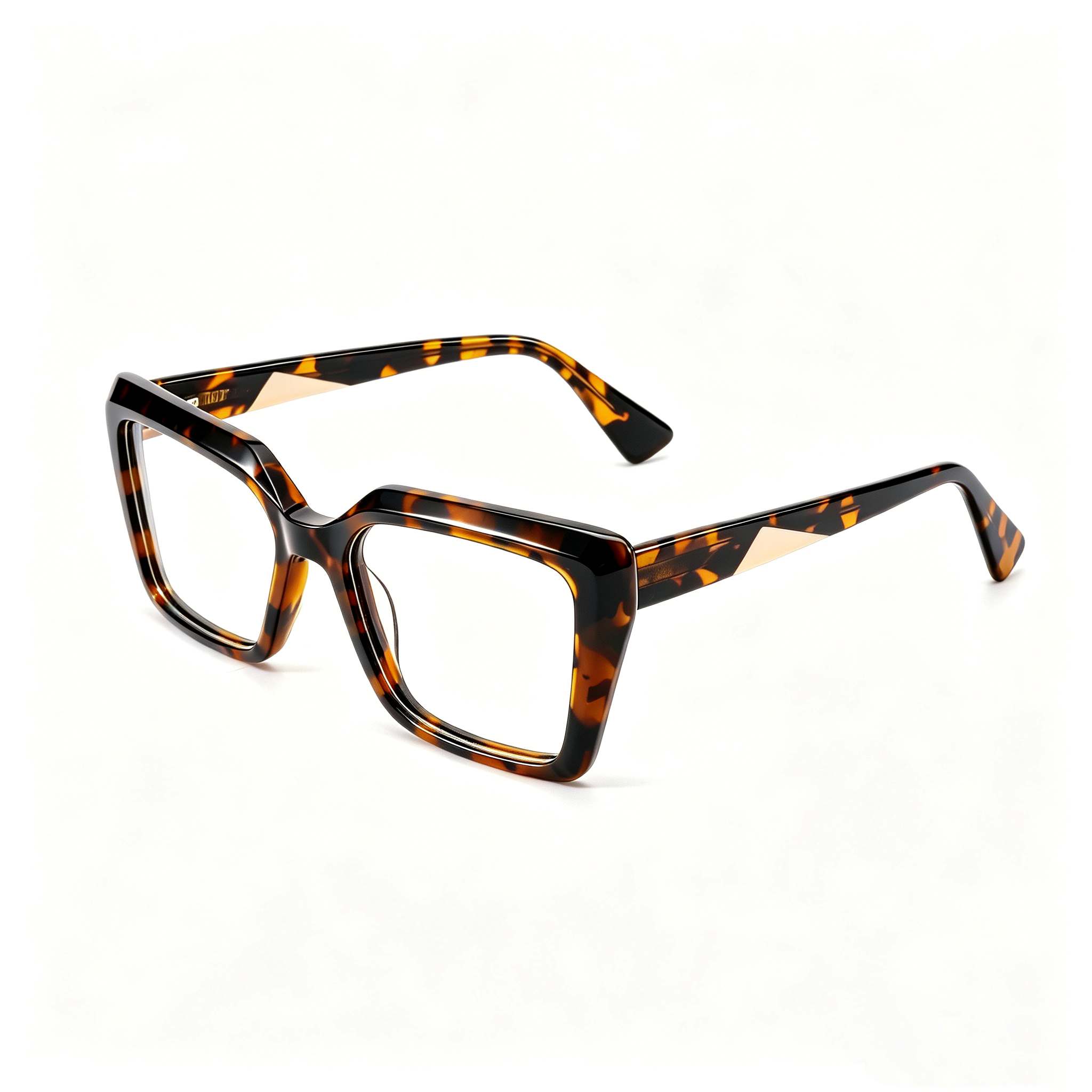 RUISEN'S Sturdy Thick Acetate Fashion Prescription Eyeglasses F2853