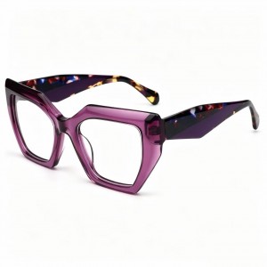 RUISEN’S Angled Structured Layered Eyeglasses VG6021AF