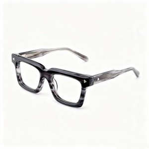 RUISEN’S Multi Triangle Metal Mark Square Eyeglasses VG66309