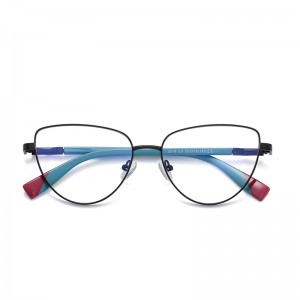 RUISEN’S Playful Two-Tone Temple Cat Eye Trendy Frames 3018
