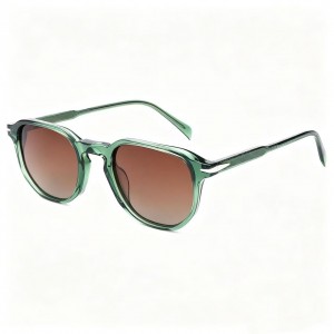 RUISEN’S Transparent Acetate Sunglasses, Retro Square Design Casual Daily Shades VG5002AFS