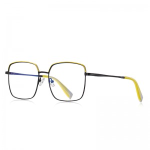 RUISEN’S Color Pop Chic Metal Square Eyeglasses 3027