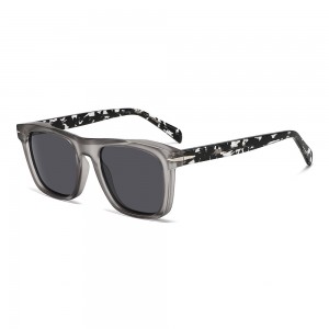 RUISEN’SClassic Square Acetate Polarized Sunglasses 8917