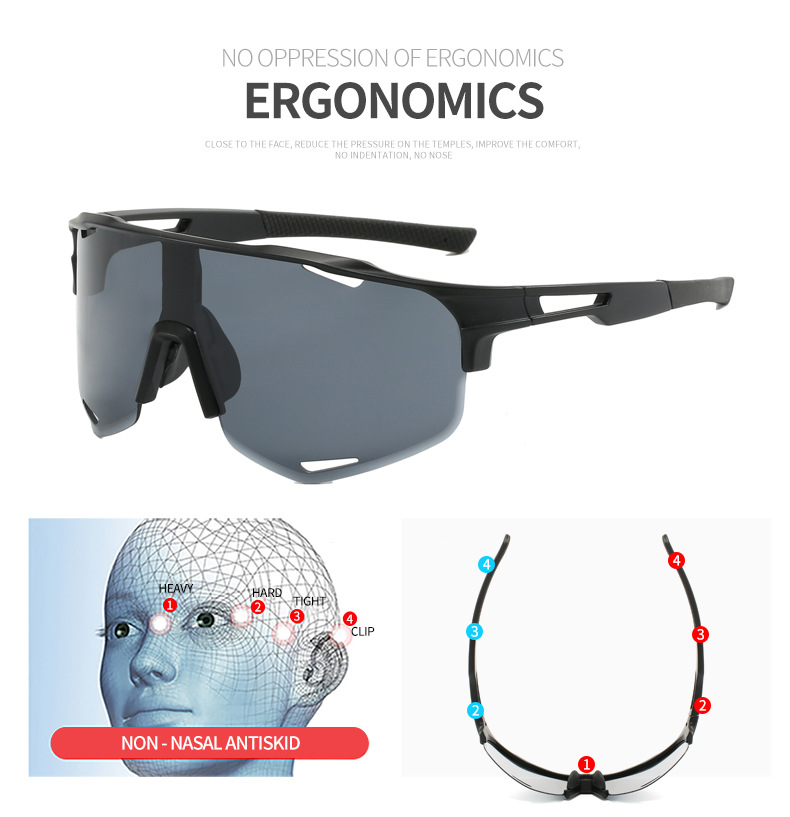 RUISEN'S Sports Outdoor Cycling Sunglasses 6228