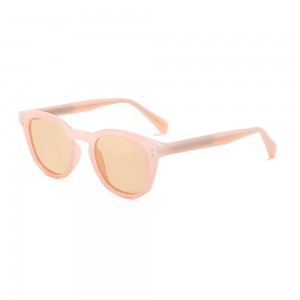 RUISEN’SRetro Square Thin Frame Sunglasses Multicolor Transparent PC Frame UV400 Fashion Shades for Travel Daily Wear 8934