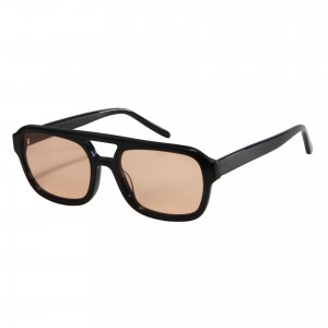 RUISEN’S Trendy Oversized Double-Bridge Acetate Sunglasses, Fashion Shades  RT2034