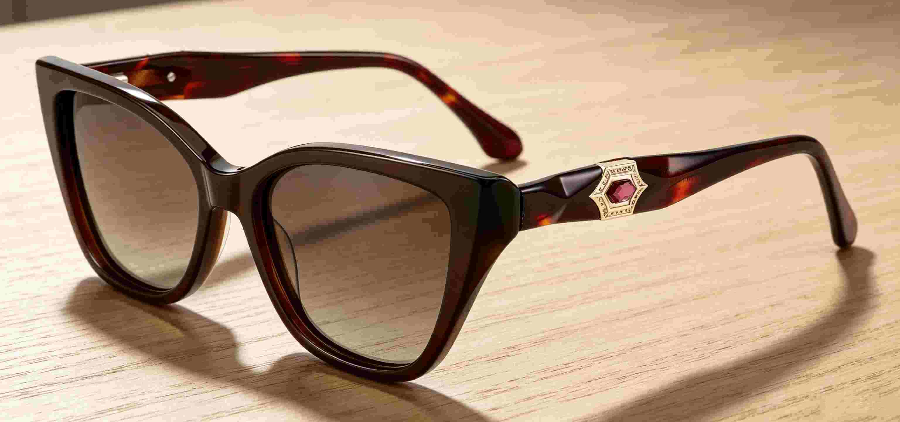 RUISEN’S Vintage Oversized Cateye UV Protection Luxury Fashion Sunglasses ATG1011
