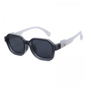 RUISEN’S Gradient Color Square Frame Kids Sunglasses RS-KB670