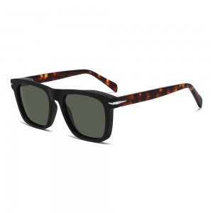 RUISEN’SClassic Square Acetate Polarized Sunglasses 8917