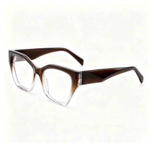 RUISEN’S Gradient Transparent Acetate Eyeglass Frames, Luxury Optical Style F2851