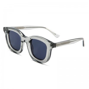 RUISEN’S Oval Jelly Color Thick Frame Fashion Acetate Sunglasses 23SA004