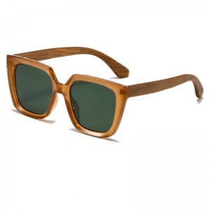 RUISEN’S Women’s Polarized Light Wooden Sunglasses 63790