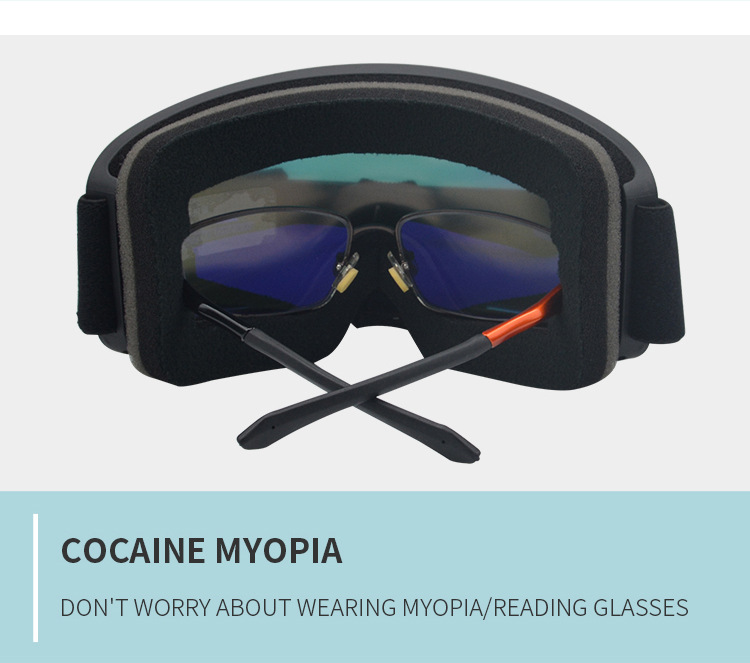 RUISEN'S Cocker Myopia Fog Ski Goggles  7043