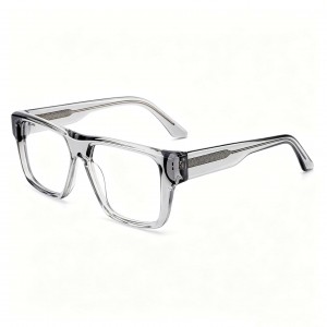 RUISEN’S Transparent Tortoise Temple Acetate Optical Glasses Frame F2731