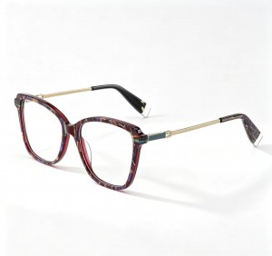 RUISEN’S Women‘s Cat Eye Square Acetate Optical Eyeglass Frames 8016
