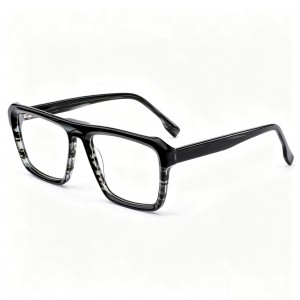 RUISEN’S Classic Solid Square Acetate Eyeglass Frame For Myopia Prescription Lenses F2696