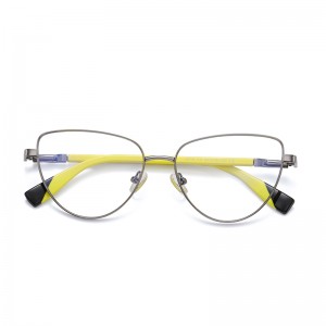 RUISEN’S Playful Two-Tone Temple Cat Eye Trendy Frames 3018