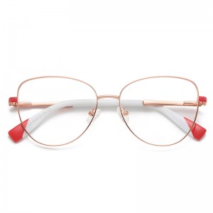 RUISEN’S Cute Color Block Slim Oval Trendy Frames 3019