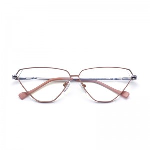RUISEN’S Light Contrast Temple Metal Eyeglasses 3023