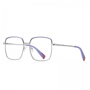 RUISEN’S Color Pop Chic Metal Square Eyeglasses 3027