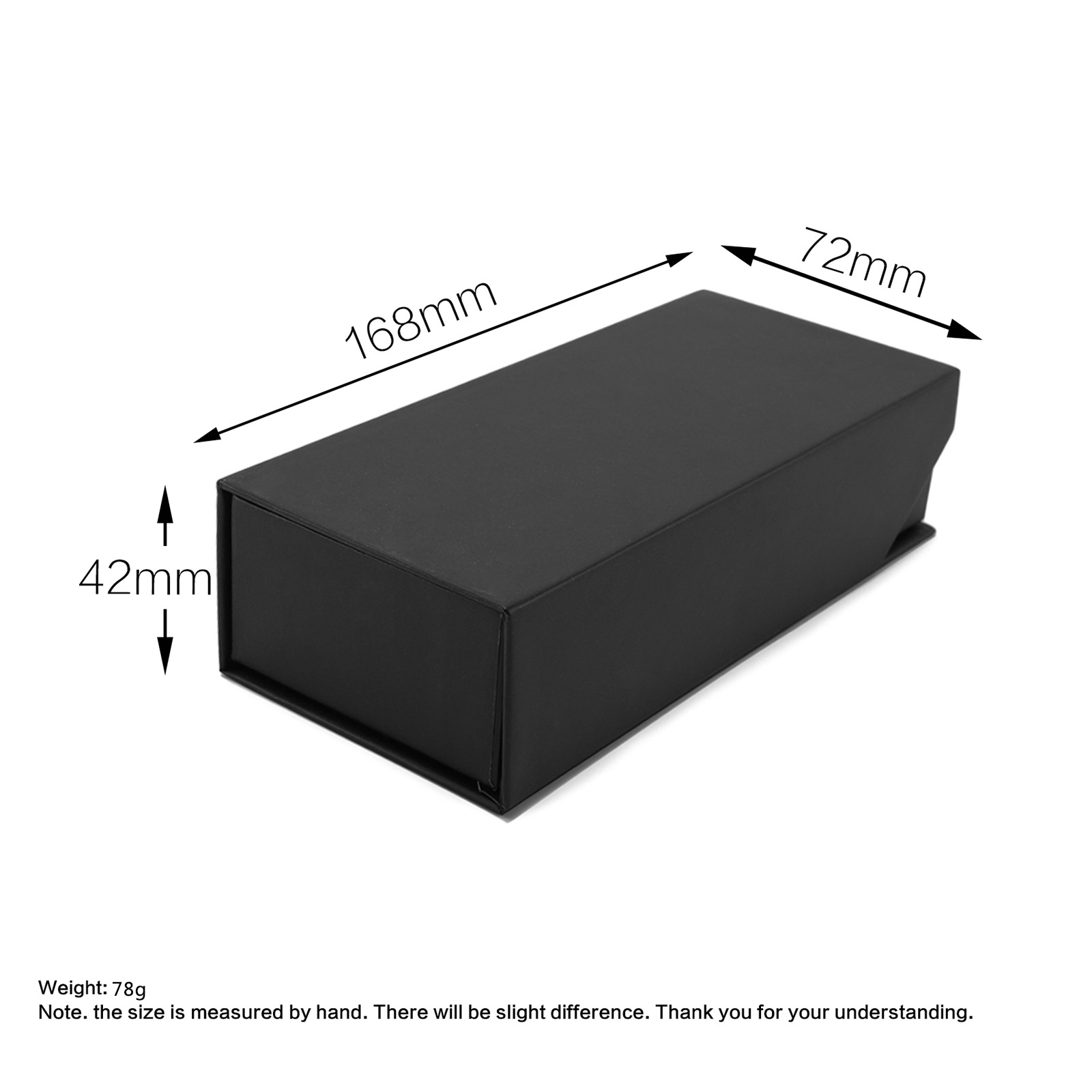 RUISEN'S New Magnetic Flip Cover Glasses Storage Box  71096