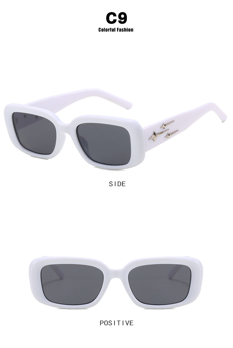 RUISEN’S Fashion Meteor Square Frame Peplum Sunglasses 20309-19