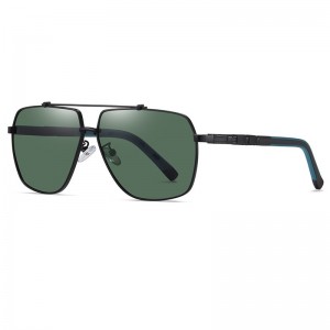 RUISEN Metal Large Frame Polarized Sunglasses 6321