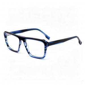 RUISEN’S Classic Solid Square Acetate Eyeglass Frame For Myopia Prescription Lenses F2696