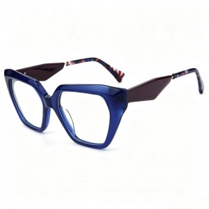 RUISEN’S Spliced Texture Plate Eyewear Frames VG6003AF