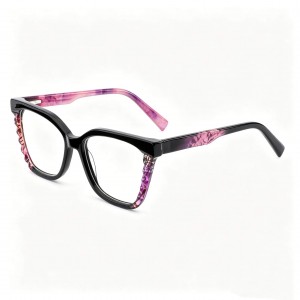RUISEN’S Wavy Inlay Cat Eye Optical Eyewear FP2265