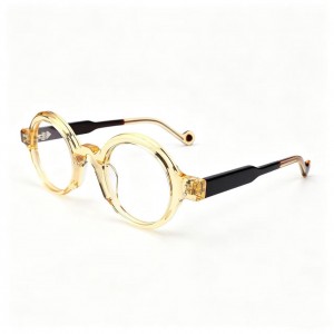 RUISEN’S Unique Round Temple Tip Textured Plate Eyeglasses VO62201