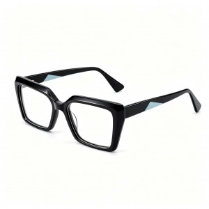 RUISEN’S Sturdy Thick Acetate Fashion Prescription Eyeglasses F2853