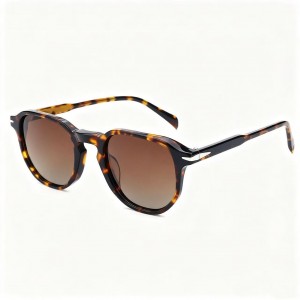 RUISEN’S Transparent Acetate Sunglasses, Retro Square Design Casual Daily Shades VG5002AFS