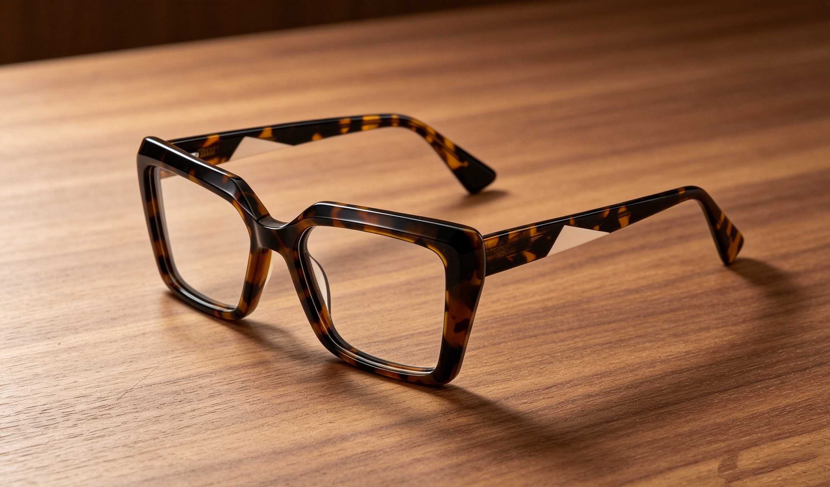 RUISEN'S Sturdy Thick Acetate Fashion Prescription Eyeglasses F2853