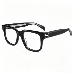 RUISEN’S Textured Vintage Oversized Square Acetate Eyeglasses VG5017