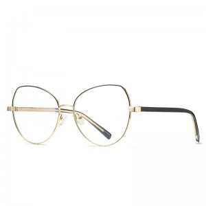RUISEN’S Anti Blue Light Cat Eye Metal Eyeglasses 3001