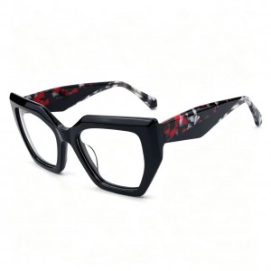 RUISEN’S Angled Structured Layered Eyeglasses VG6021AF