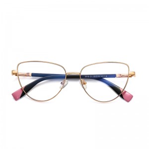 RUISEN’S Playful Two-Tone Temple Cat Eye Trendy Frames 3018