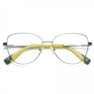 RUISEN’S Cute Color Block Slim Oval Trendy Frames 3019