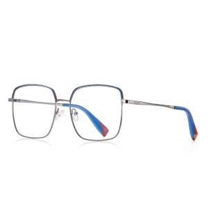 RUISEN’S Color Pop Chic Metal Square Eyeglasses 3027
