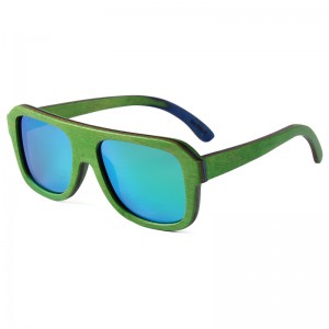 Kacamata UV400 Kayu Tanpa Bingkai Fashion Baru RUISEN RS-W3009