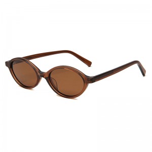 RUISEN’S New Arrival Retro Small Oval Frame Sunglasses, Premium Minimalist Acetate Shades with High-end Trendy Look  24SA080