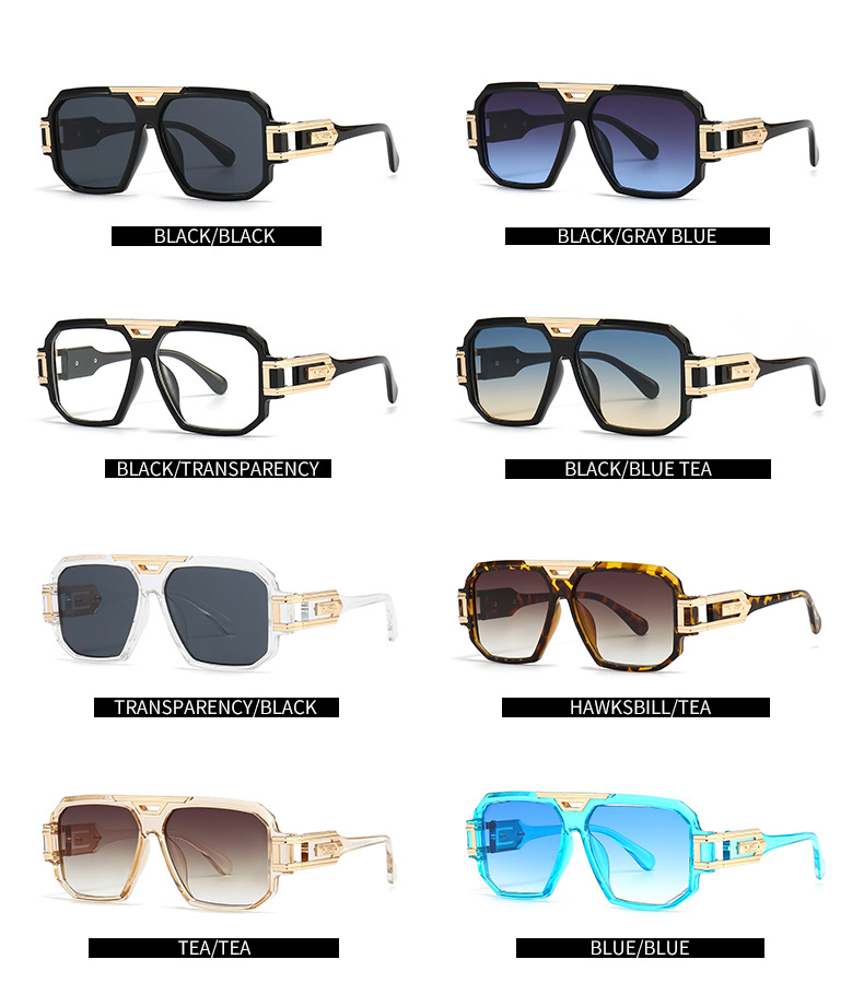  RUISEN'S Fashion Retro Large Frame Men's Sunglasses  093