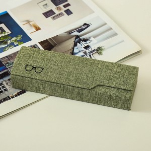 RUISEN’S Linen Less Mouth Handmade Glasses Case RS16