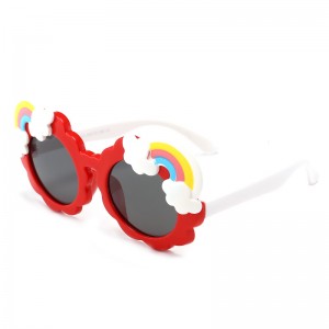 RUISEN’S Kids Cute Rainbow Sunglasses