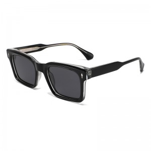 RUISEN’S Summer New Arrival Fashion Narrow-Frame Women’s TR Frame Acetate Temple Polarized Sunglasses 8922