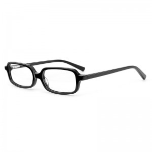 RUISEN’S Trendy Narrow Square Retro Acetate Glasses Unisex & Stylish M002