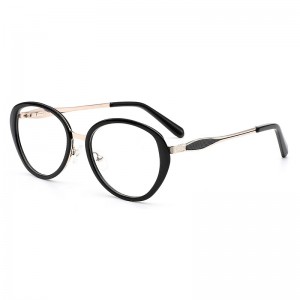 RUISEN’S 2025 Retro Round Glasses Metal-Acetate Hybrid Frames WPK8206