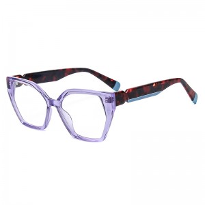 RUISEN’S NEW Wholesale Trend Retro Cat-Eye Acetate Frames Polygonal & Fashion-Forward RD25001