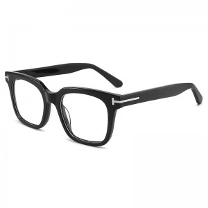RUISEN’S 2025 HOT Square Acetate Glasses Unisex Black Frame YL99016